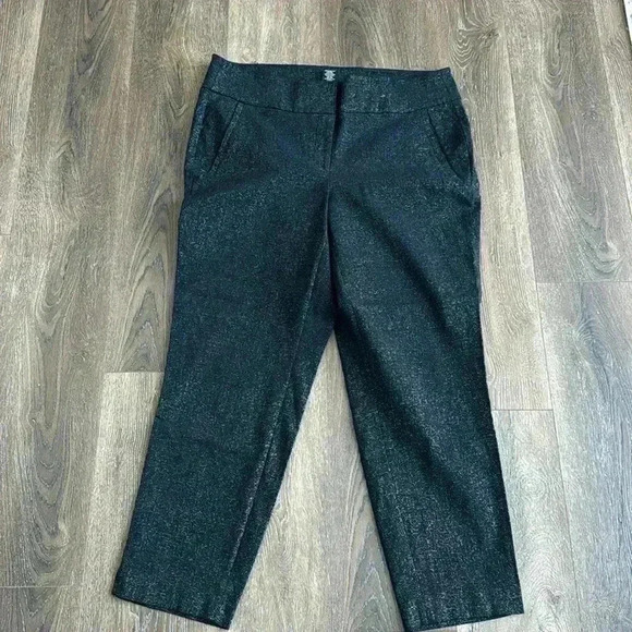 Lane Bryant Pants. Women’s size 18. Black with silver speckles. - Picture 1 of 5